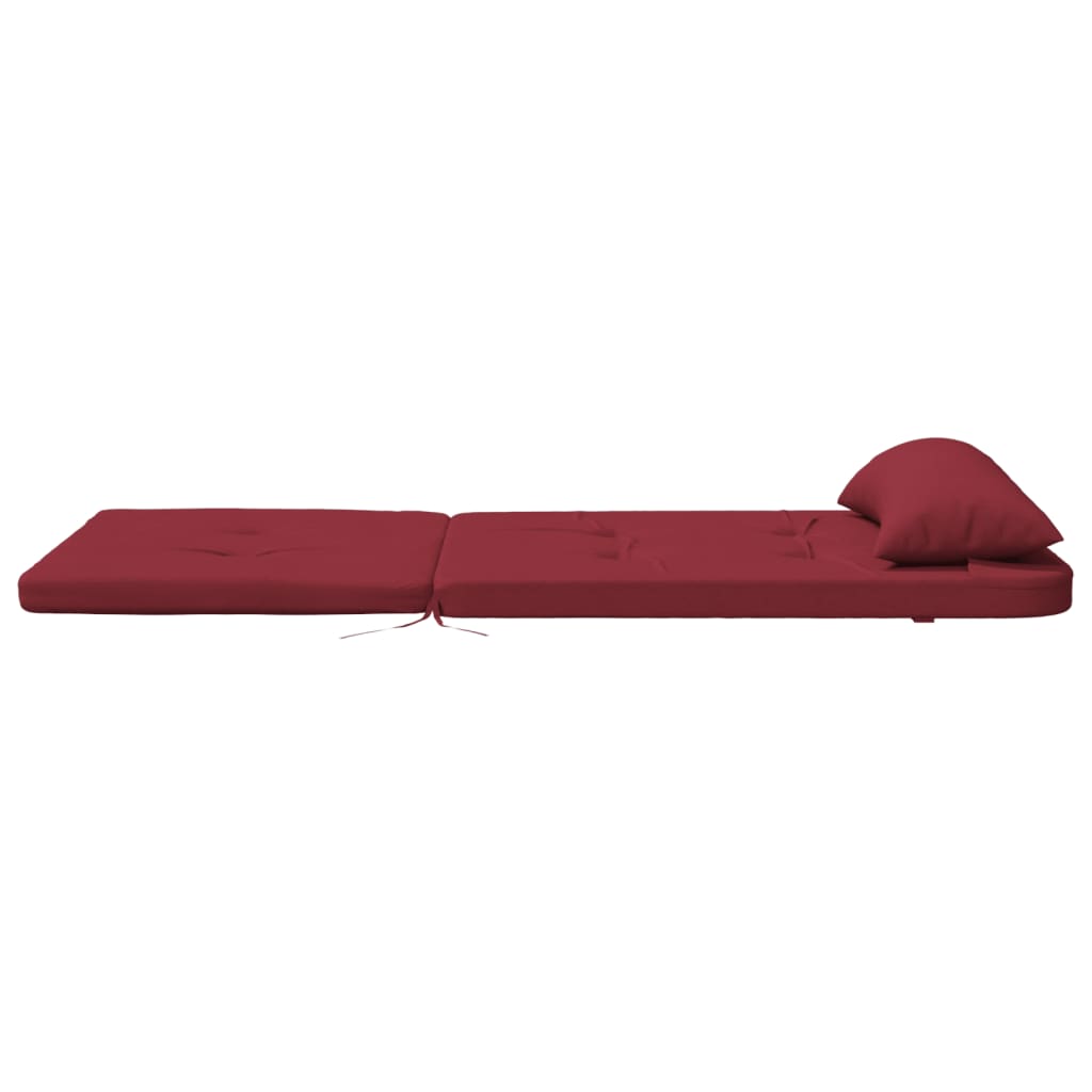 Wine red Adirondack chair cushions made of water-resistant Oxford fabric, 2 pieces.