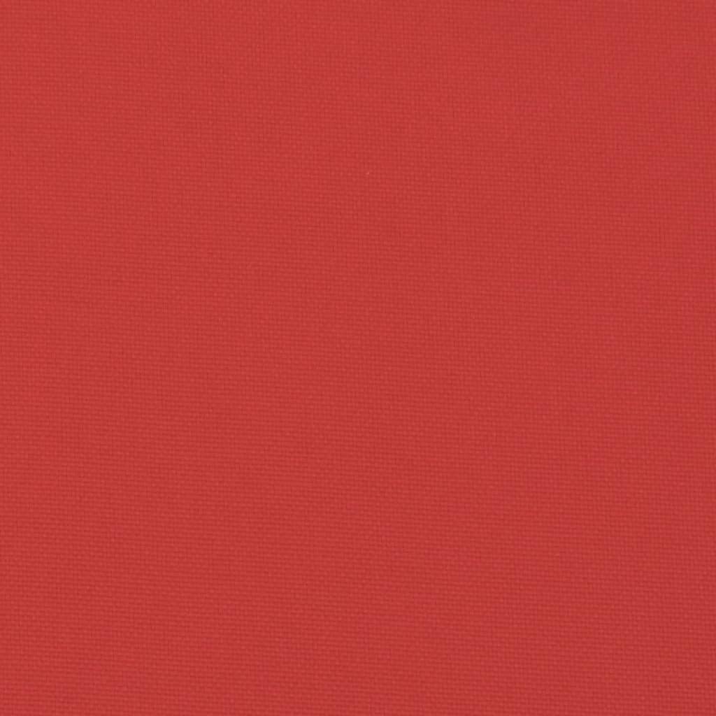 Four red Oxford fabric cushions for highback chairs, 4-pack.
