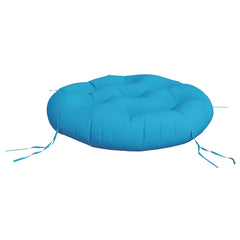 Round Cushion Light Blue Ø 23.6x4.3 Oxford Fabric