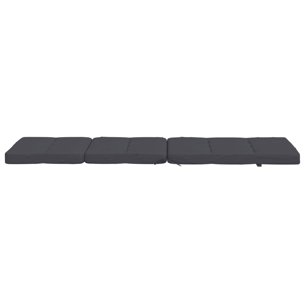 Bostome anthracite deck chair cushions in a 2 pack, featuring durable, water-resistant fabric.
