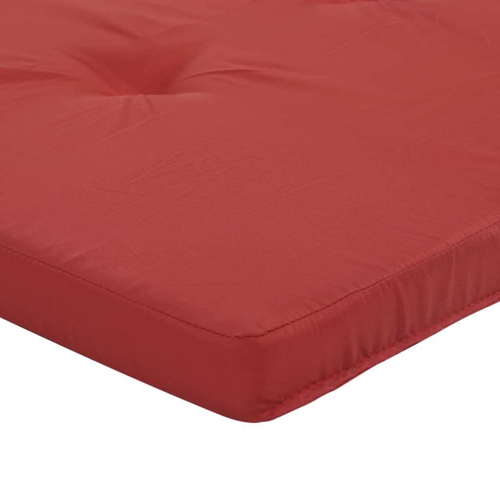 Deck Chair Cushions 2 pcs Red Oxford Fabric