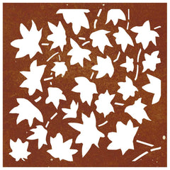 Garden Wall Decoration Rusty Brown Corten Steel Medium