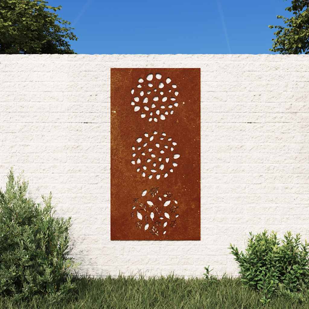 Garden Wall Decoration Regular metal color (will rust) Corten steel