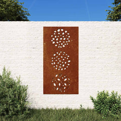 Garden Wall Decoration Regular metal color (will rust) Corten steel