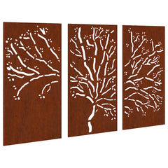Garden Wall Decoration Rusty Corten steel 41.3 x 21.7 in