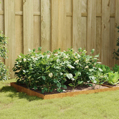 Garden Raised Bed 39.4x39.4x7.3 Corten Steel