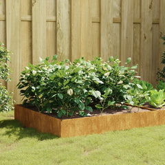 Garden Raised Bed 39.4x39.4x13.2 Corten Steel