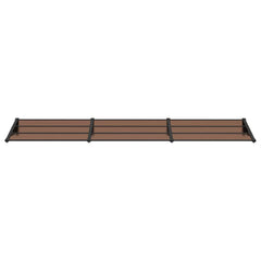 Door Canopy Black 141.1x35.4 Polycarbonate