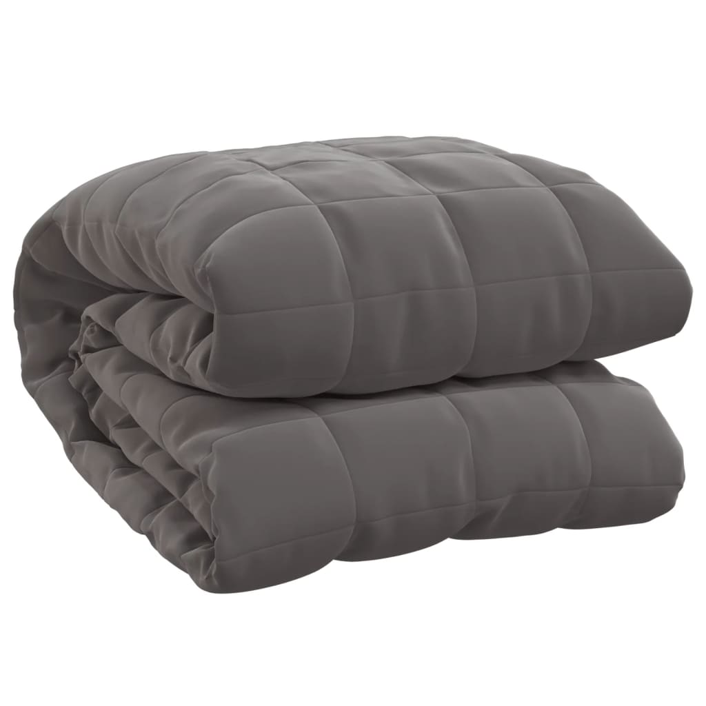 Weighted Blanket Gray 53.1x78.7 22 lb Fabric