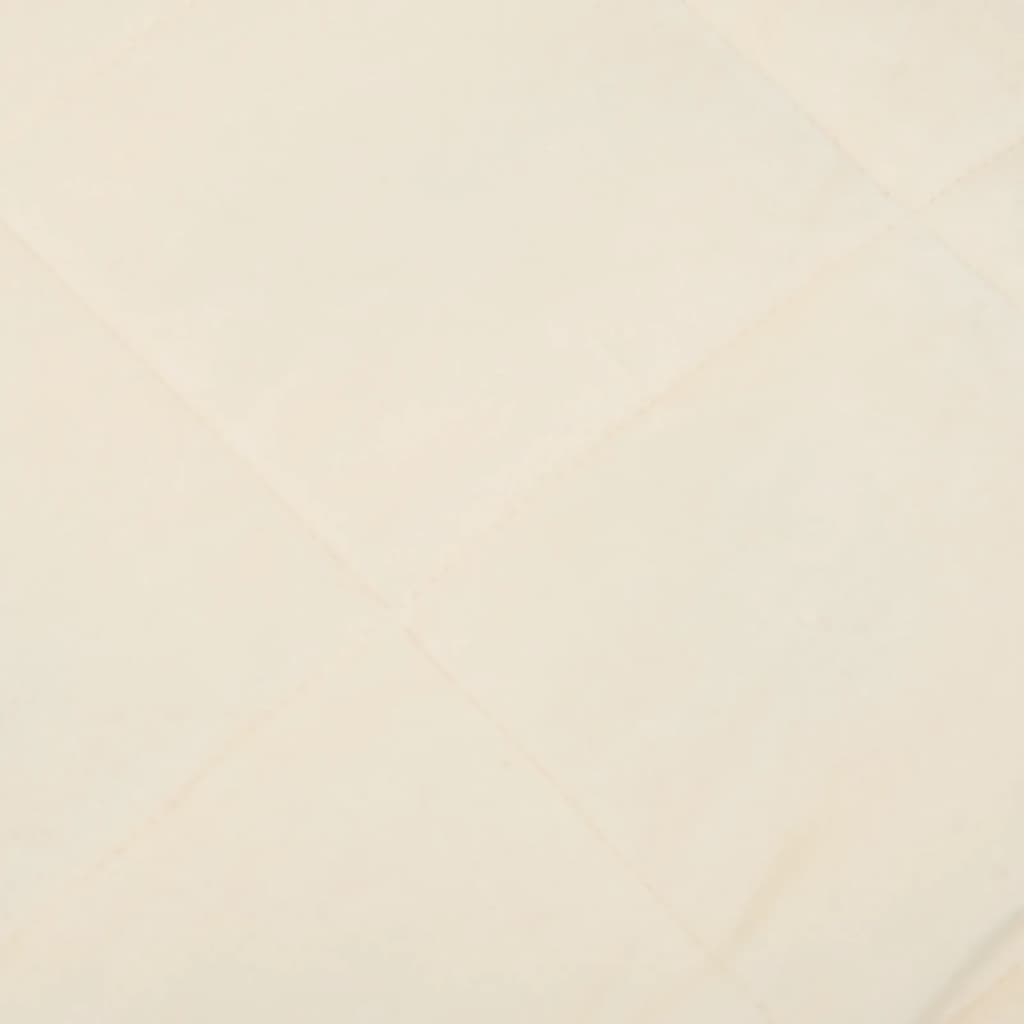 Weighted Blanket Light Cream 53.9x78.7 13.2 lb Fabric