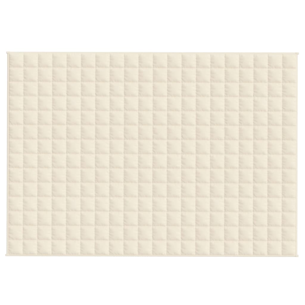 Weighted Blanket Light Cream 55.1x78.7 13.2 lb Fabric