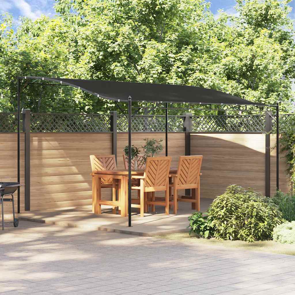 Canopy Anthracite 13.1'x9.8' 0.6 oz/ft?? Fabric and Steel