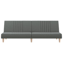 Sofa Bed Dark grey Polyester fabric with plywood frame