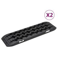 Traction Boards 2 pcs Black 41.7x12x2.8 Nylon