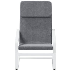 Relaxing Chair Dark grey and white