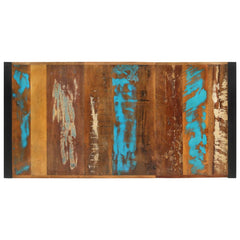 Bar Table Multicolour Reclaimed wood, iron 55.1x27.6x43.3 in