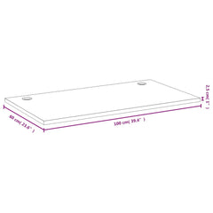 Desk Top 39.4x23.6x1 Bamboo