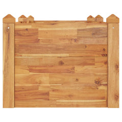 Garden Raised Bed 63x23.6x17.3 Solid Wood Acacia