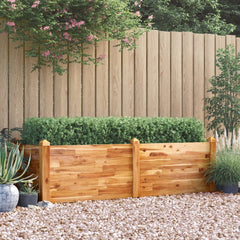 Garden Raised Bed 63x23.6x17.3 Solid Wood Acacia