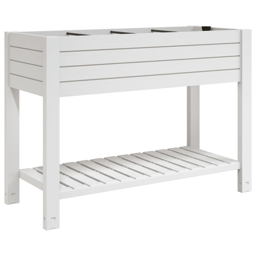 Garden Raised Bed White 43.3x17.7x31.1 Polypropylene