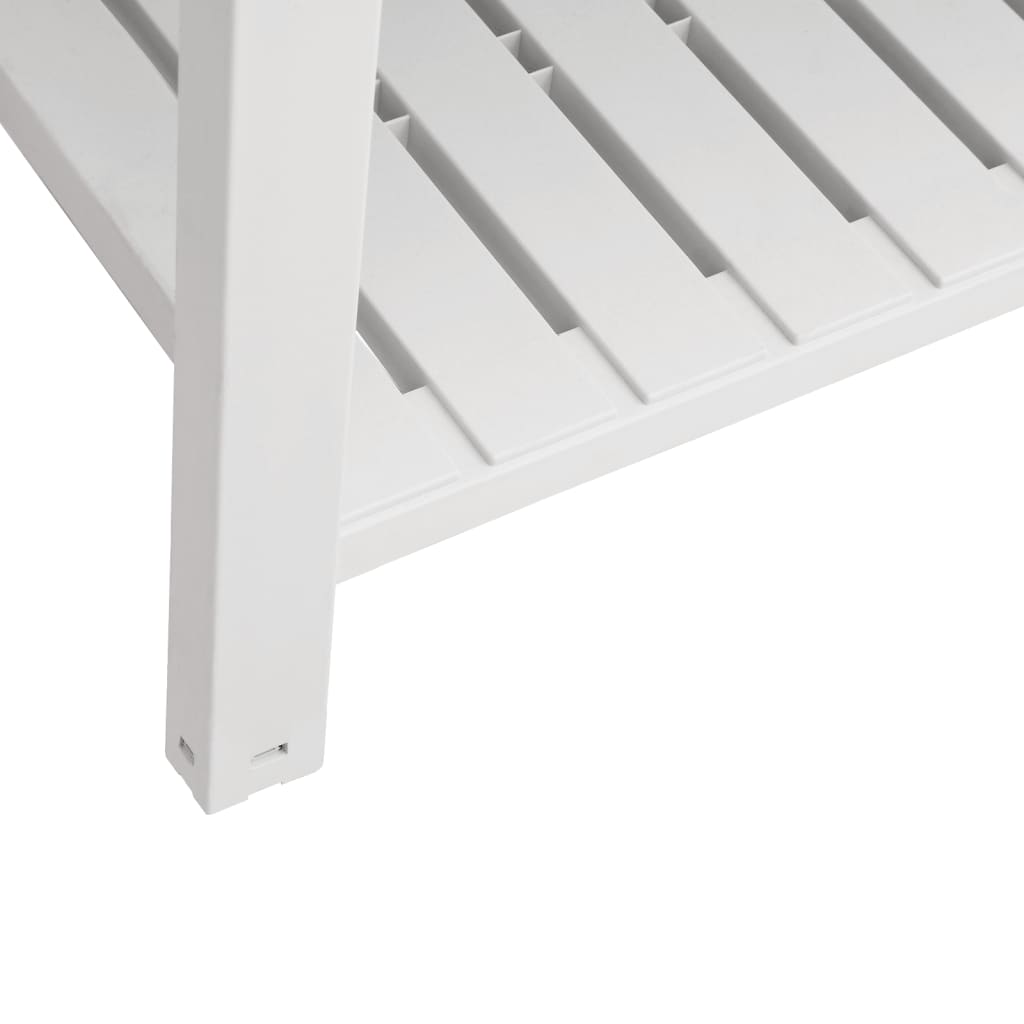 Garden Raised Bed White 43.3x17.7x31.1 Polypropylene