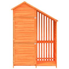 Garden Tool Shed Brown 47.2x21.1x66.9 Solid Wood Pine