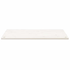 Desk Top White 43.3x21.7x1.0 Solid Wood Pine