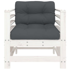 Garden Chair White, Anthracite