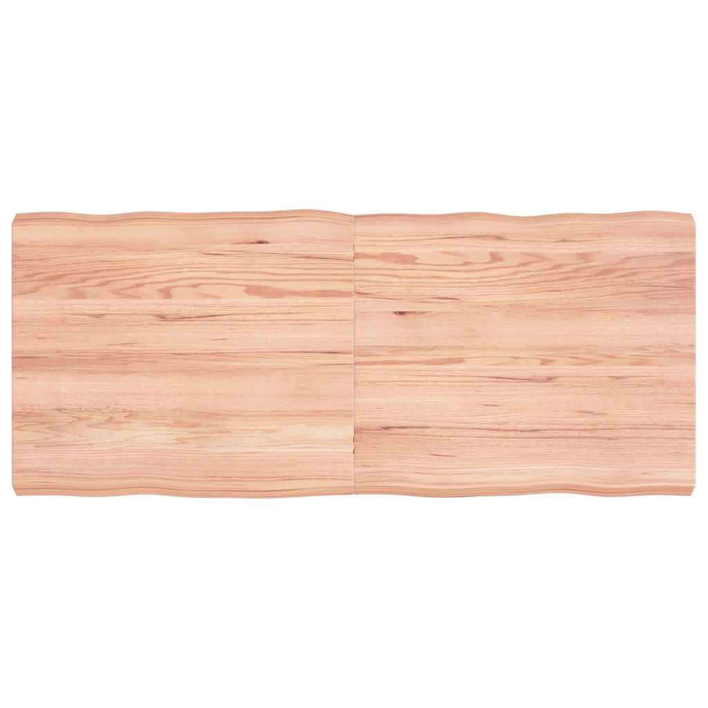 Table Top Light brown Solid oak wood 55.1 x 23.6 in