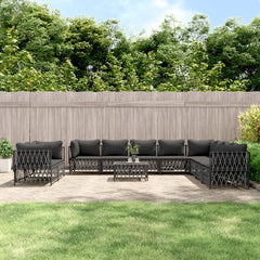 Garden Lounge Set Anthracite