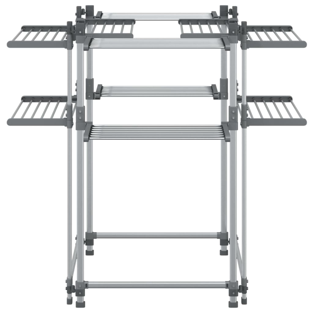 Laundry Drying Rack 42.1x42.1x47.2 Aluminum