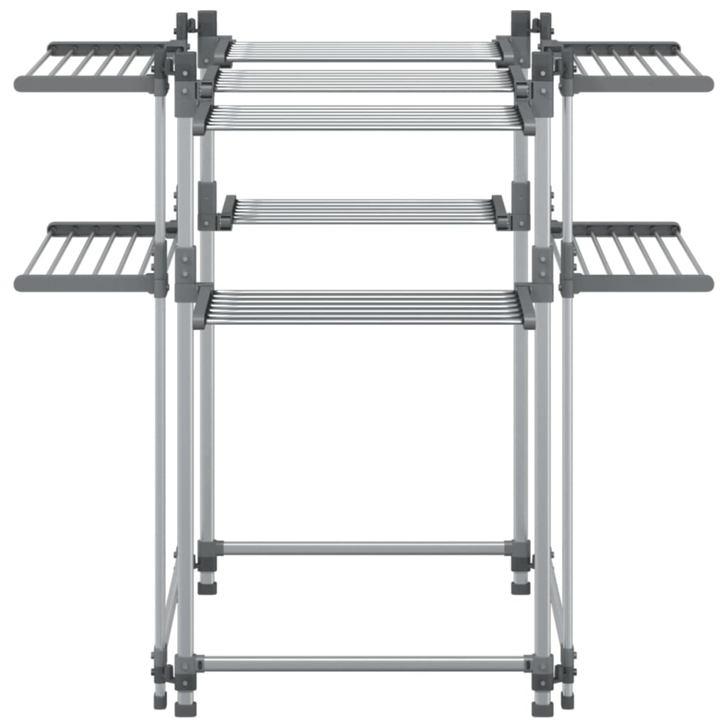 Laundry Drying Rack 42.1x42.1x47.2 Aluminum