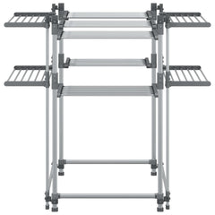 Laundry Drying Rack 42.1x42.1x47.2 Aluminum