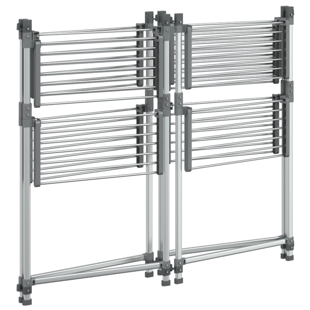 Laundry Drying Rack 42.1x42.1x47.2 Aluminum
