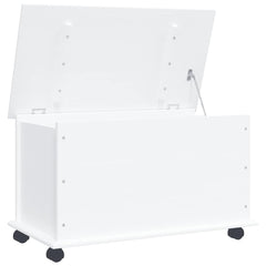 Storage Chest White Solid pine wood 70 L Storage Chest