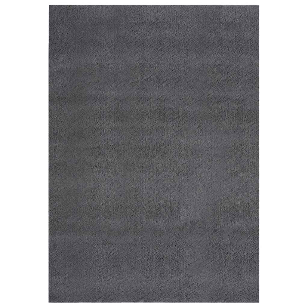 Washable Rug Soft Shaggy Anthracite 63x90.6 Anti Slip