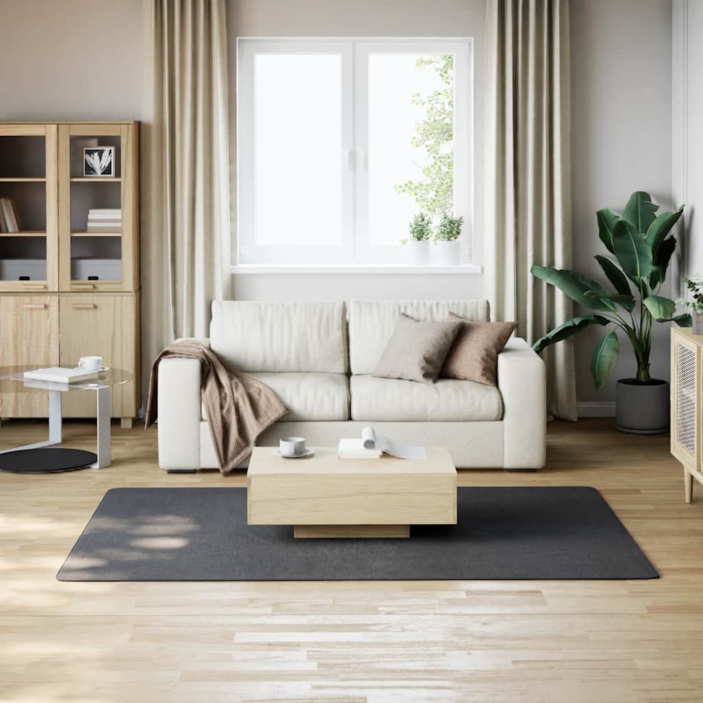 Washable Rug Soft Shaggy Anthracite 63x90.6 Anti Slip