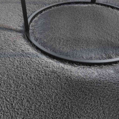 Washable Rug Soft Shaggy Anthracite 63x90.6 Anti Slip