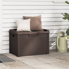 Garden Storage Box Brown Polypropylene Medium Garden Storage Box