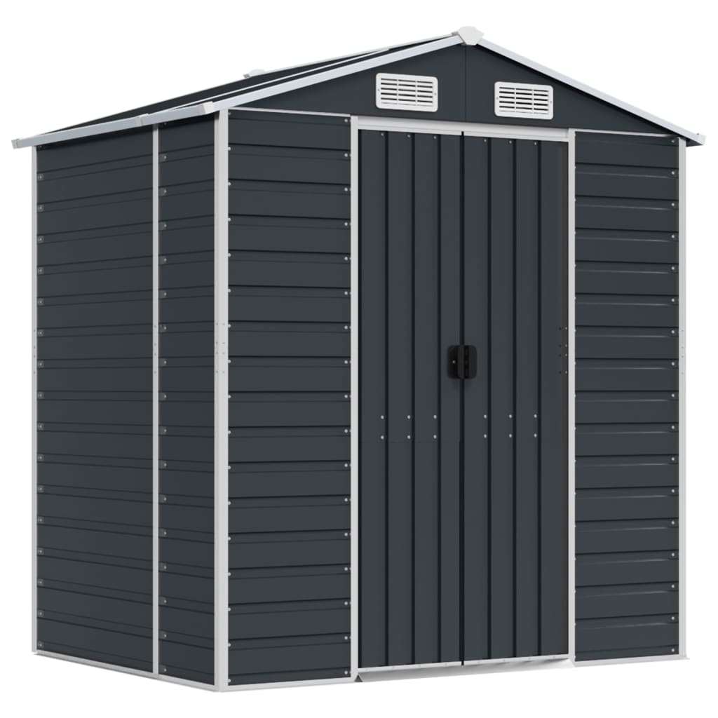 Garden Shed Anthracite 75.2x51.2x78 Galvanized Steel