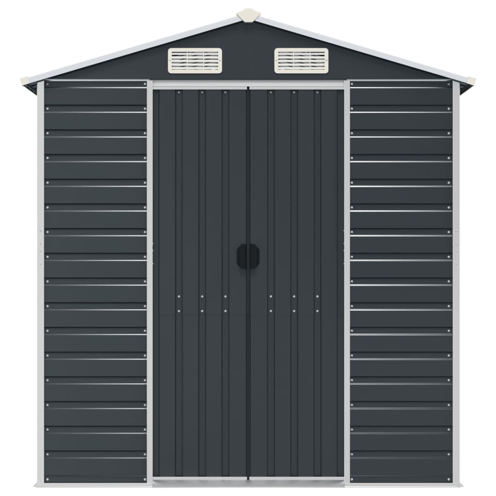 Garden Shed Anthracite 75.2x51.2x78 Galvanized Steel