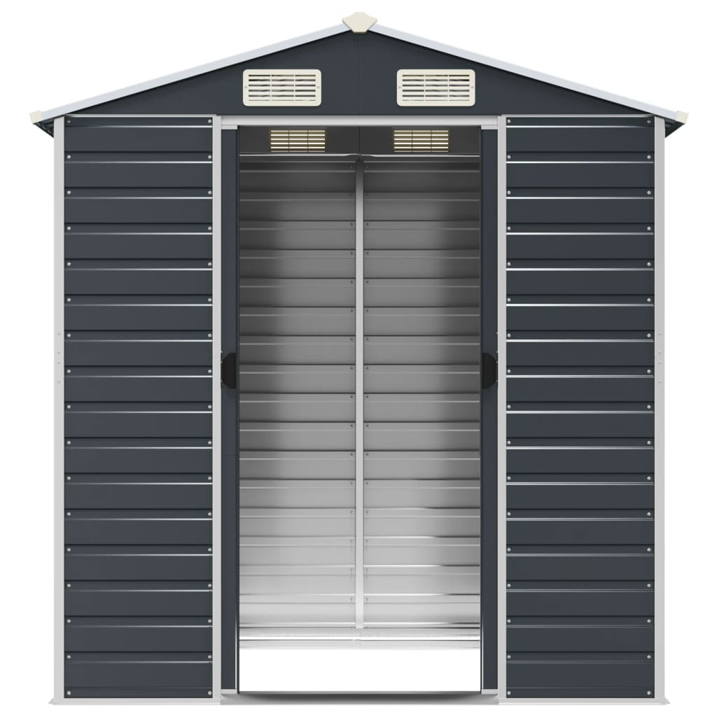 Garden Shed Anthracite 75.2x51.2x78 Galvanized Steel