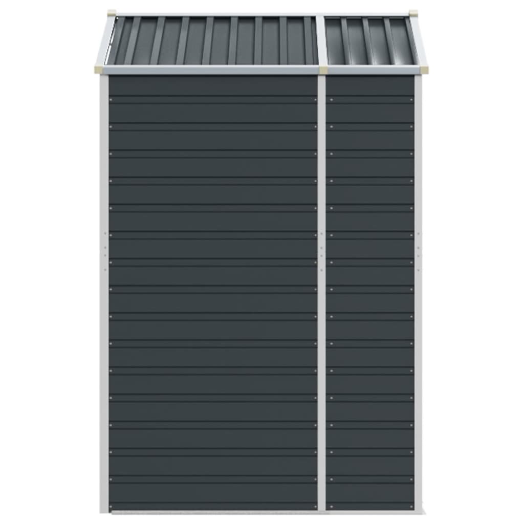 Garden Shed Anthracite 75.2x51.2x78 Galvanized Steel