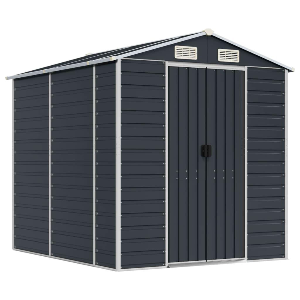 Garden Shed Anthracite 75.2x84.6x78 Galvanized Steel
