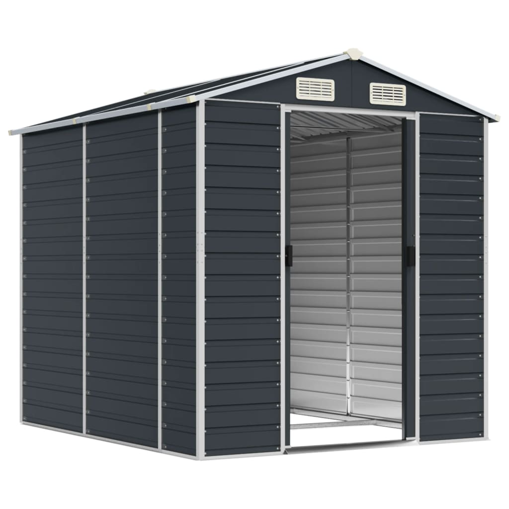 Garden Shed Anthracite 75.2x84.6x78 Galvanized Steel