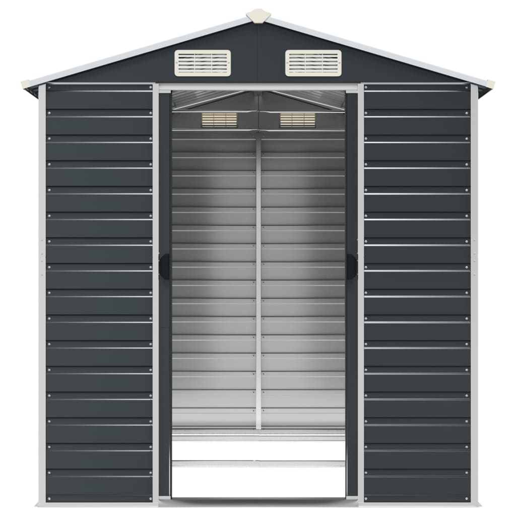 Garden Shed Anthracite 75.2x84.6x78 Galvanized Steel
