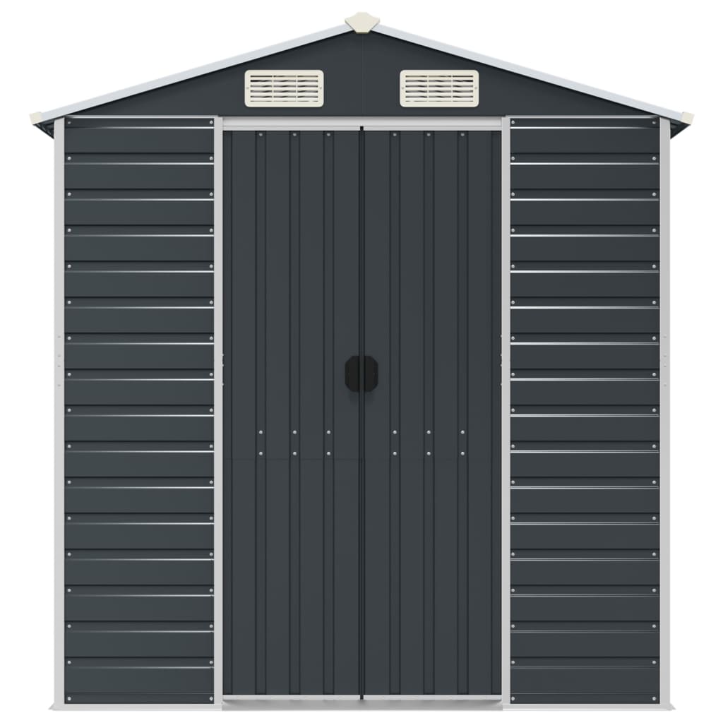Garden Shed Anthracite 75.2x118.1x78 Galvanized Steel