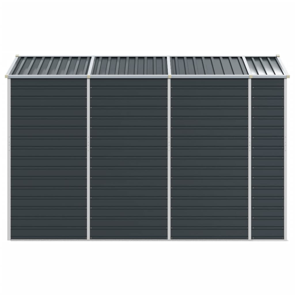 Garden Shed Anthracite 75.2x118.1x78 Galvanized Steel