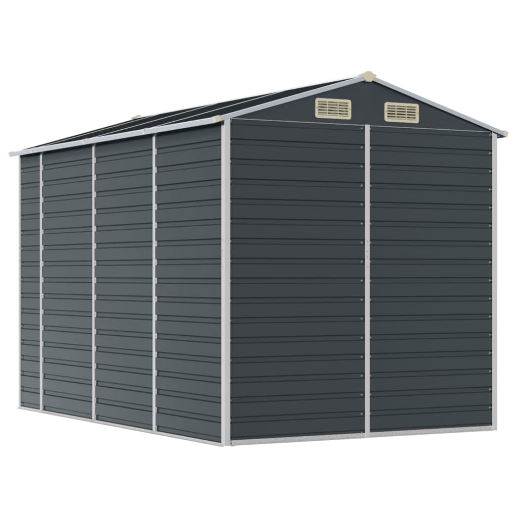 Garden Shed Anthracite 75.2x118.1x78 Galvanized Steel