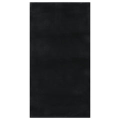 Shaggy Rug Black 4'x6' Polyester